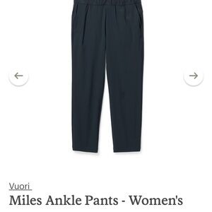Vuori Miles Ankle Pants - EUC, only worn once.